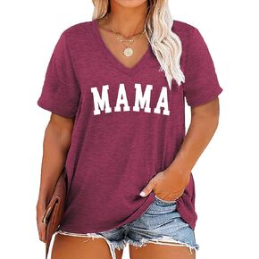Plus Size Mama Shirts Women Mom Shirts T Shirts Tshirts Tops