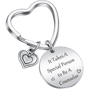 Counselor Appreciation Keychain Lmsw Gift School Counselor Jewelry Social Worker Gift Advisor Jewelry Therapist Counselor Gift Instructor Keychain Coach Gift School Counselor Keychain