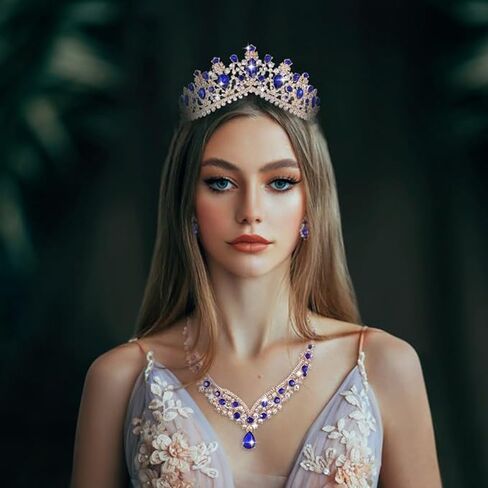 Kamirola - Queen Crown and Tiara Princess Crown for Women and Girls Crystal Headbands for Bridal, Wedding Gothic Halloween Costumes for Women Prom Christmas Halloween Birthday Prom Pageant Party（TR23） in Saudi Arabia