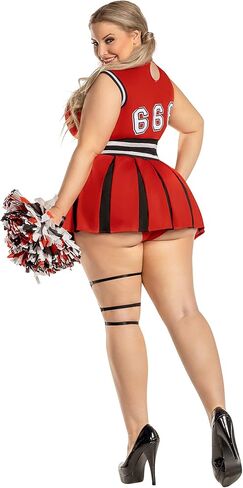 Womens Women's Plus Size Hellbent Cheerleader CostumeAdult Sized Costumes in Saudi Arabia