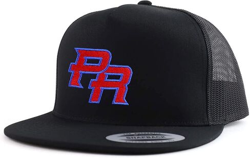 Trendy Apparel Shop Puerto Rico PR Embroidered 5 Panel Trucker Mesh Cap in Kuwait
