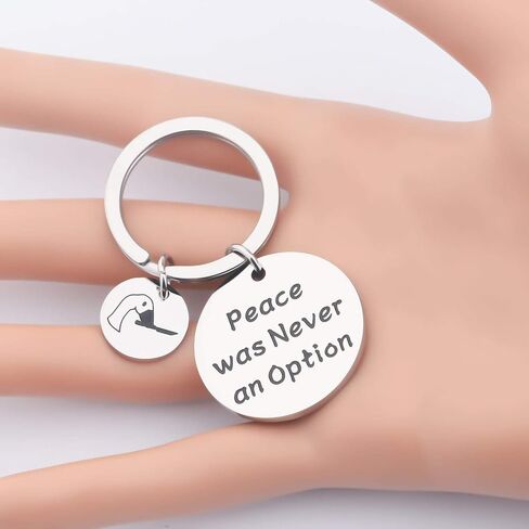 CENWA Peace was Never an Option Goose Keychain Goose Game Lover Gift in Saudi Arabia