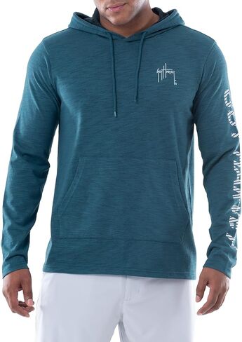 تي شيرت بقلنسوة بأكمام طويلة للرجال من Guy Harvey in Kuwait