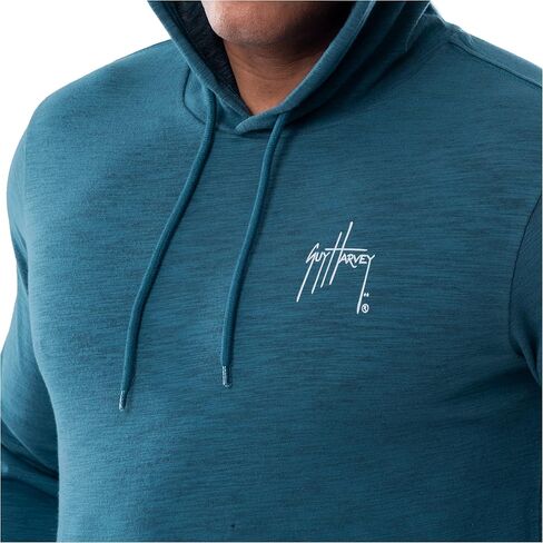 تي شيرت بقلنسوة بأكمام طويلة للرجال من Guy Harvey in Kuwait