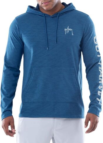 Guy Harvey Men's Long Sleeve Hooded Tee in Saudi Arabia