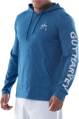 Guy Harvey Men's Long Sleeve Hooded Tee in Saudi Arabia