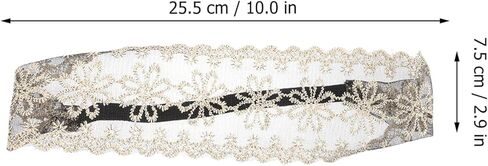 مينكسي 8 قطع من شريط راس مزين بالدانتيل، عصابات راس بيضاء للنساء، شريط راس مرن لطيف للنساء، شريط راس عريض من الدانتيل، شريط راس مطاطي انيق in Kuwait