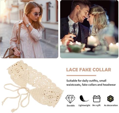 مينكسي 8 قطع من شريط راس مزين بالدانتيل، عصابات راس بيضاء للنساء، شريط راس مرن لطيف للنساء، شريط راس عريض من الدانتيل، شريط راس مطاطي انيق in Kuwait