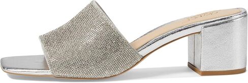 Jewel Badgley Mischka Harlyn Block Heeled Mules with Crystal Vamp in Saudi Arabia