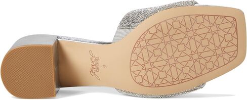 Jewel Badgley Mischka Harlyn Block Heeled Mules with Crystal Vamp in Saudi Arabia