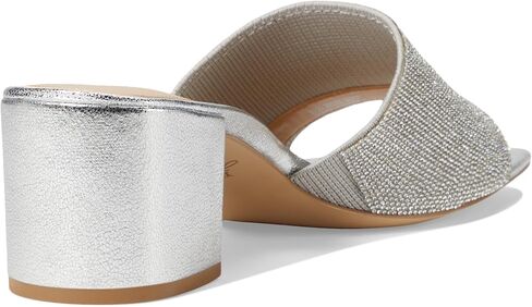 Jewel Badgley Mischka Harlyn Block Heeled Mules with Crystal Vamp in Saudi Arabia