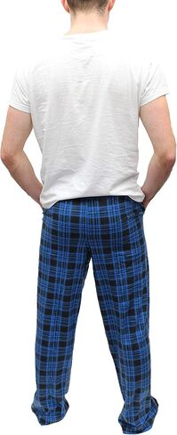 Fruit of the Loom Men's Fleece Sleep Pant (M, Navy/Black Plaid) in Saudi Arabia