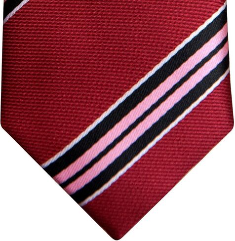 Retreez Classic Regimental Wide Striped Woven Microfiber 2" Skinny Tie in Saudi Arabia