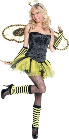 Yellow Bumblebee Wings Costume Accessory for Buzzworthy Outfits - 10.5" X 39" (1 Count) - Perfect for Halloween, Cosplay & Dress-Up Fun in Saudi Arabia