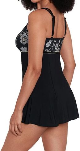 Longitude Women's Swimwear Flyaway Soft Cup One Piece Swimdress in Saudi Arabia