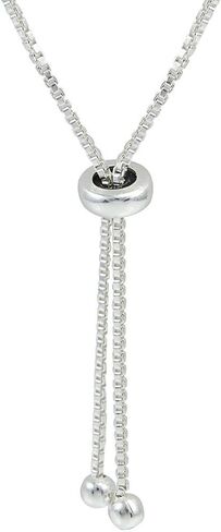 B. BRILLIANT Sterling Silver Genuine or Synthetic Gemstone Infinity Bolo Adjustable Bracelet in Saudi Arabia