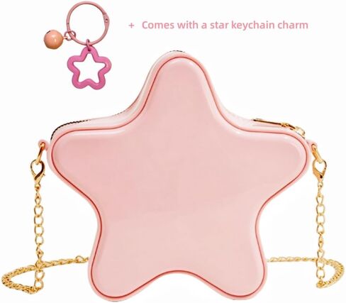 FAPIPOS Women's Mini Star Tote Bag, Women's Cute PU Leather Hobo Bag Chic Star Crossbody in Saudi Arabia