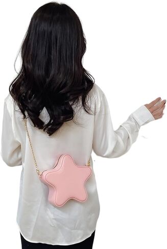 FAPIPOS Women's Mini Star Tote Bag, Women's Cute PU Leather Hobo Bag Chic Star Crossbody in Saudi Arabia