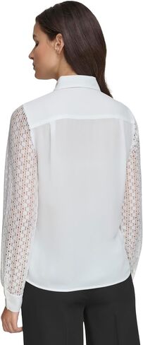 Tommy Hilfiger Long Sleeve Collar Blouse with Tie in Saudi Arabia