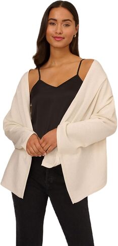 Adrianna Papell Women's Metallic S'HUG® with Tunnel Sleeves in Saudi Arabia