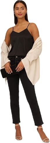 Adrianna Papell Women's Metallic S'HUG® with Tunnel Sleeves in Saudi Arabia