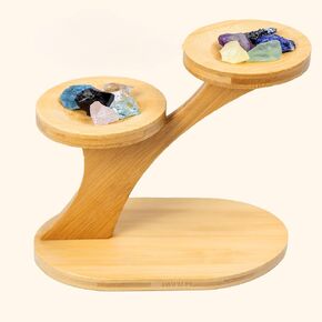 6.7ft High Rock Display Stand Showcase Your Healing Stones small stand Crystal Shelf Display Stand crystal Holder for Stones easel