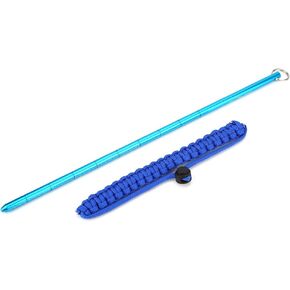 Vbestlife Diving Stick Pointer 34cm Aluminum Scuba Noise Maker Stick Rod Pointer Lobster Tickle Stick with Parachute Lanyard(Blue) Lobster Tickle Stick