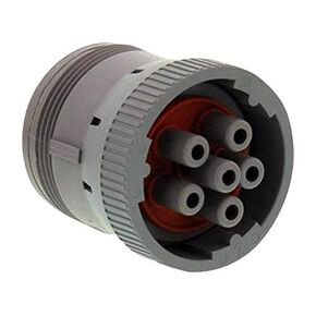 Deutsch - TE CONNECTIVITY - HD16-6-96S - Circular Connector, HD10 Series, Cable Mount Plug, 6 Contacts, Crimp Socket - Contacts Not Supplied