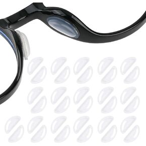 30 Pairs Nose Pads for Glasses Silicone Eyeglass Nose Pads Anti Slip Thickness Adhesive Glasses Nose Grips Air Bag Keep Glasses from Sliding Eyewear Protective Covers Sunglasses Glasses Clear 3.5mm in Saudi Arabia