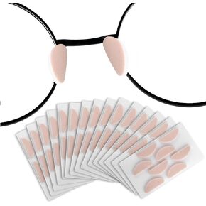 60Pairs Foam Glasses Nose Pads Replacement, Sticky Anti-Slip Support Nose Pads for Glasses, Self-Adhesive Foam Eyeglass Nose Pads Comfortably for Sunglasses, Glasses Cream