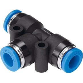 Festo 153130 QST-8 Push-in T-Fitting Minimum Order Requirement 10 / Order in Multiple of 10