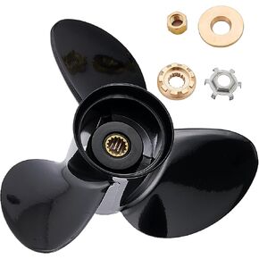 ADP 14 1/2 x19 | 48-832830A45 Upgrade OEM Aluminum Outboard Propeller fit Mercury Engines 135-300HP&Mercruiser Alpha One Propeller, 15 Spline Tooth. Hub Kits Included,14.5 x 19 Hp, RH