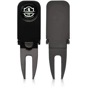Bangerz Golf premium divot repair tool & magnetic golf ball marker with cigar holder – essential golf accessories for men & women - compact - durable
