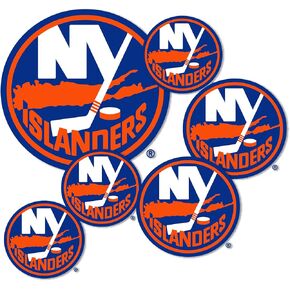 Desert Cactus New York Islanders Sticker Team NHL National Hockey League Vinyl Decal Laptop Water Bottle Car Scrapbook (Type 3 - Main Logo)