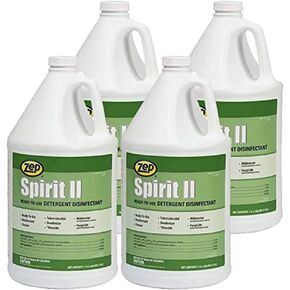 Zep, ZPE67923CT, Spirit II Detergent Disinfectant, 4 / Carton, Multi, 128 Fl Oz (Pack of 4)