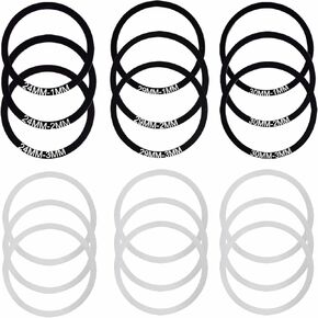 18 pcs Bike Washer Bottom Bracket Crank Washer Gasket Spacer Bicycle Flywheel Hub Dia 24 29 30mm Thk 0.1 0.2 0.3 1 2 3mm