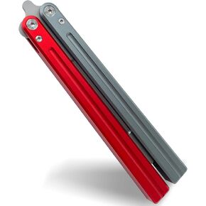 Finger Flip Tool,Adopting aluminum alloy material and bushing design,Sturdy and lightweight, Excellent balance,Great for Beginners (Red)