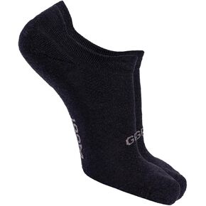 GRIP6 Wool No Show Socks -Merino Wool Socks Made in the USA- Lightweight Wool Hiking Socks -Warm Ankle Socks for Men & Women
