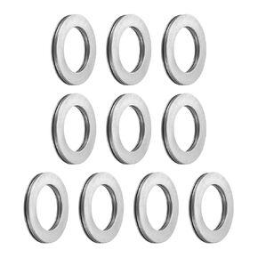 4pcs NTA1220 Thrust Needle Roller Bearings - [3/4" Bore x 1-1/4" OD x 5/64" Thick] Bearing with 65Mn Washers for Conveying Equipment, Chromium Steel