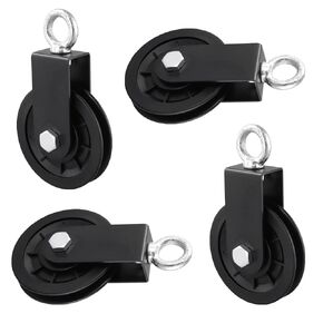 4 Pack Gym Weight Pulley Wheel, 360 Degree Rotation Wheel, Smooth Fitness Weight Pulley for Pulley System, Gym Pulley System Equipment, Hoist, Traction Wire Ropes