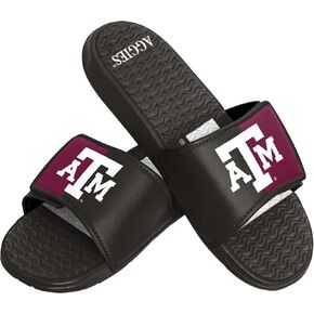 FOCO Texas A&M Aggies NCAA Mens Colorblock Big Logo Gel Slide - XL