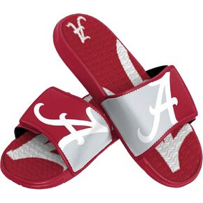 FOCO Georgia Bulldogs NCAA Mens Colorblock Big Logo Gel Slides - M