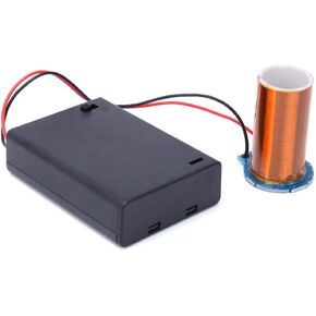 Mini Coil Kit Parts Arc- Battery Powered No Arc Remote Ignition Electronic DIY Kit Space- Lighting Electricity (Shipped Without Battery)(Finished Product)