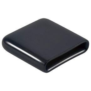 Caplugs VRF-250X2000-16 VRF Series – Vinyl Rectangular Finishing Cap with Flat End Grip, 36 Pack, Black Plastic, 1.000" L x 2.000" W Handle Grips, Paint Shields, End Caps, ESD Covers (99390541)