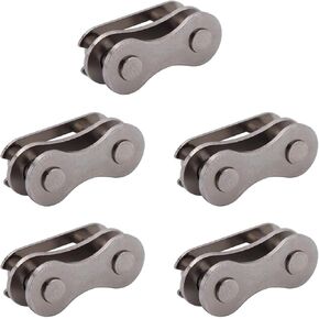 5Pcs Bicycle Chain Connectors Lock Quick Links Road Buckle Joint Buckle Link Connectors for Single Speed Bicycle Chain Link Kit Single Speed Chain Link Chain Repair Chains Drivetrain Components