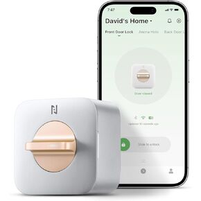 Anona Holo Wi-Fi Smart Lock Keypad, Anti-Peeping Keypad with Password Protection Technology for Temporary Visits, Easy Installation, Adapted to Any Surface