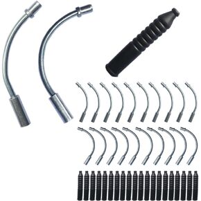 20 PCs 90° + 110° Liner V Brake Noodle Cable Guide Pipe Rubber Boot Bicycle Cycling Set