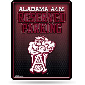 NCAA Metal Parking Sign 8.5" x 11" - Great for Man Cave, Bed Room, Office, Home Décor