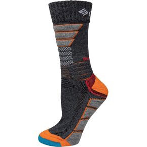 Columbia Omni-Heat Hiking Crew 1-Pack Charcoal LG (US Men's 10-13, Women's 12-14)