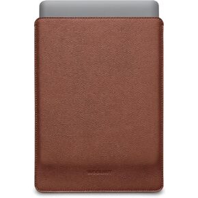 Woolnut Leather & Wool Sleeve Case Cover, for MacBook Pro 13 & Air 13 inch (New model) - Black, MacBook Pro 13 & Air (new model) (WNUT-MBP13-S-102-BK)